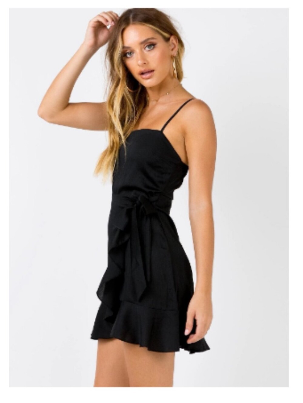 Princess Polly Aleutian Mini Dress Black 4 - Picture 5 of 6